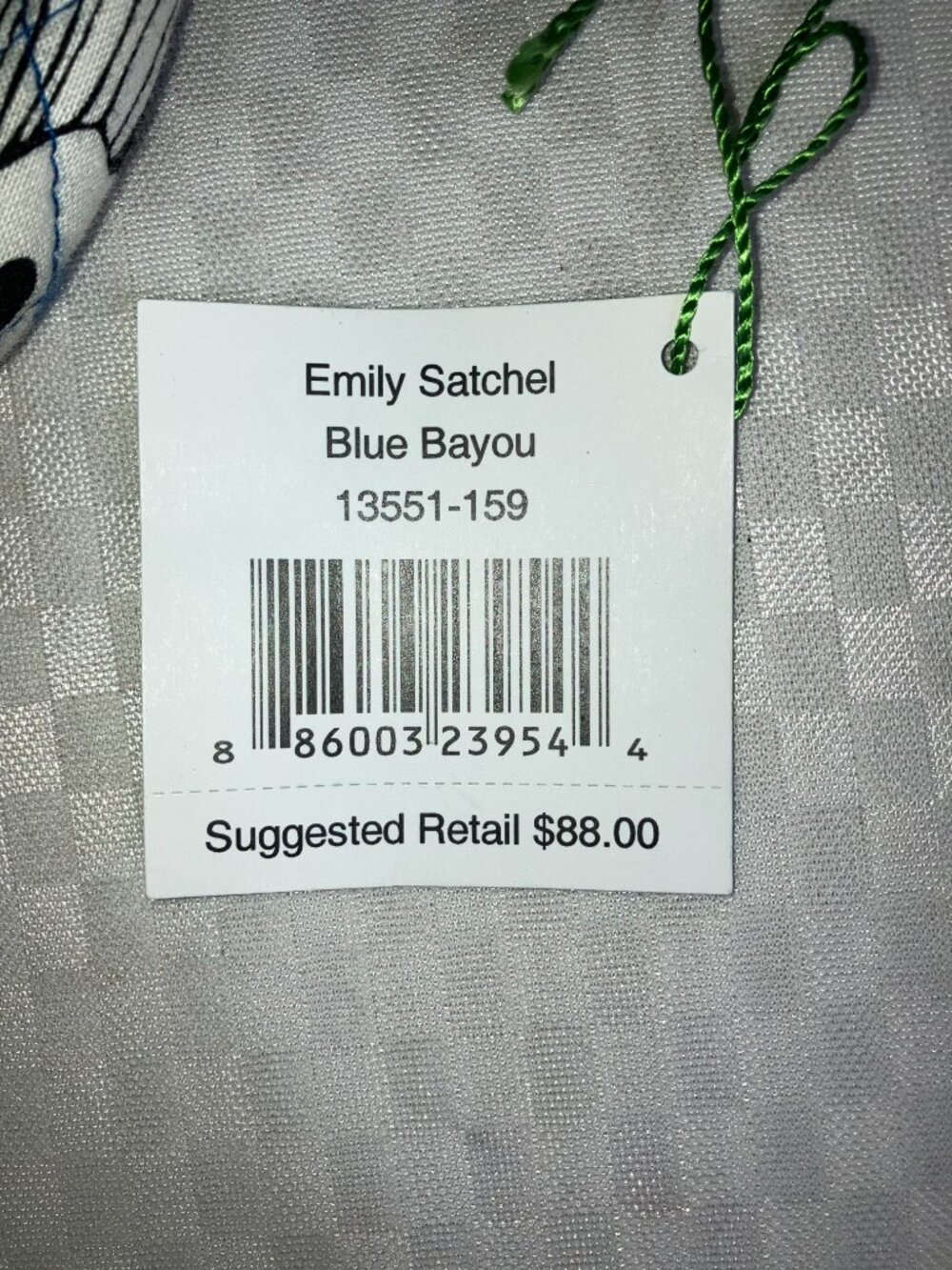 Vera Bradley Emily Satchel Handbag Purse Women OS Blue Bayou Quilted Floral - Picture 3 of 13